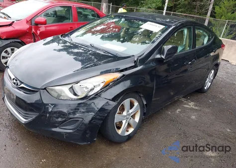 2013 Hyundai Elantra Gls z USA, uszkodzony, nr VIN 5NPDH4AE4DH248630